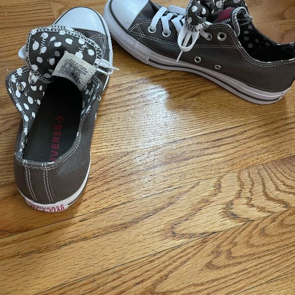 Women Coverse Chuck Taylor All Star Grey White - Picture 5 of 7